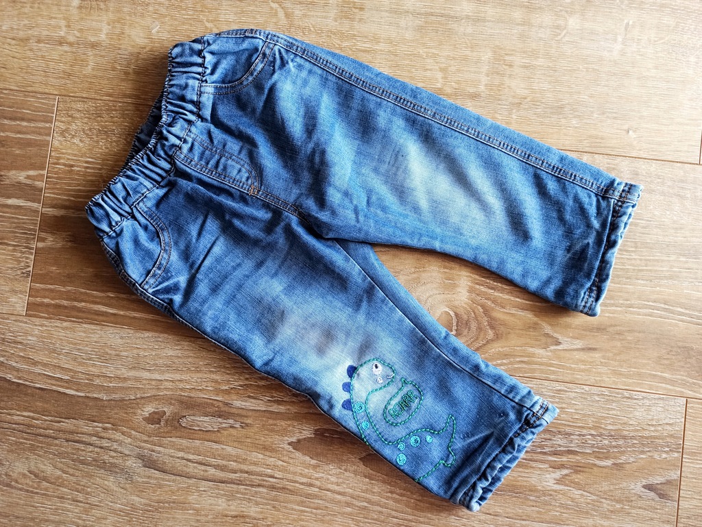 George jeans na podszewce dino 80-86