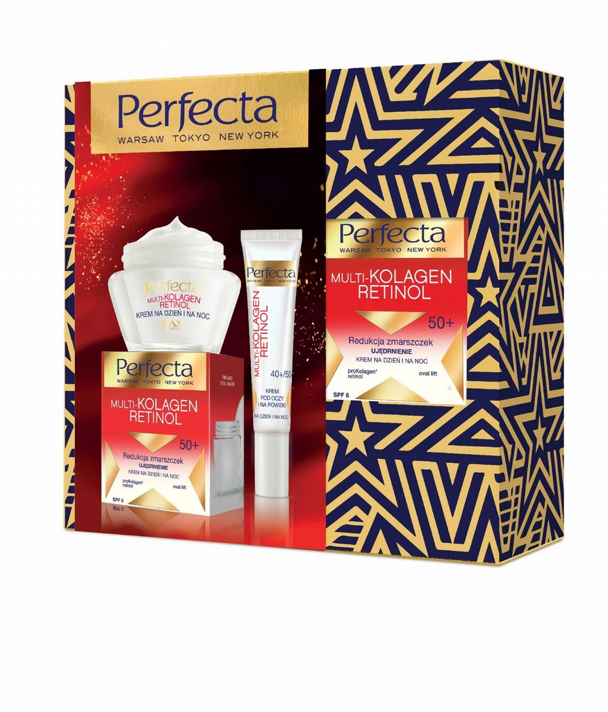 Perfecta Multi-Kolagen Retinol 50+ Zestaw damski