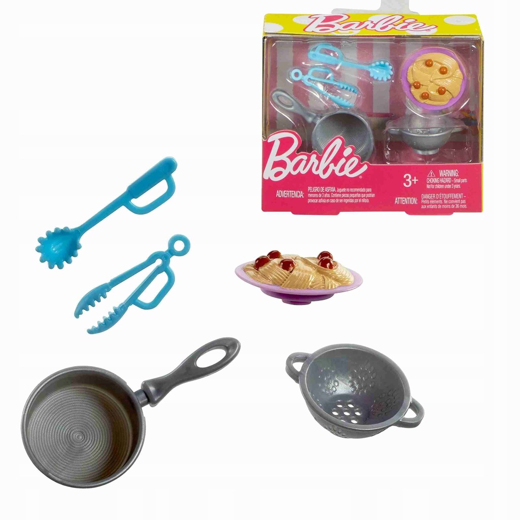 Barbie Akcesoria Dla Lalki Garnki Mattel 11022068470