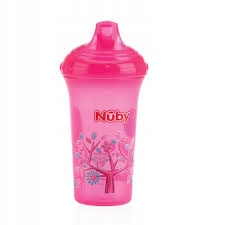 Kubek Nuby 2n1 No spill niekapek 9m+ 270ml