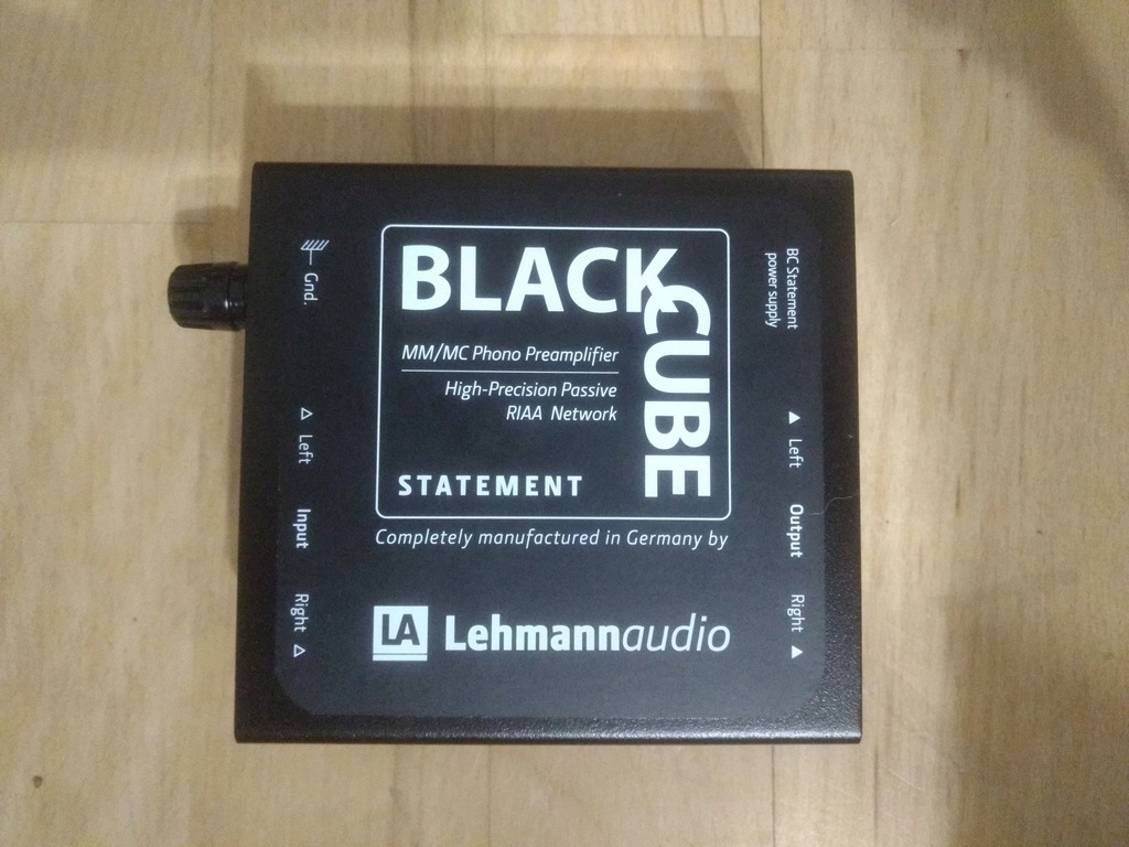 Lehmann Audio Black Cube Statement phono MM MC
