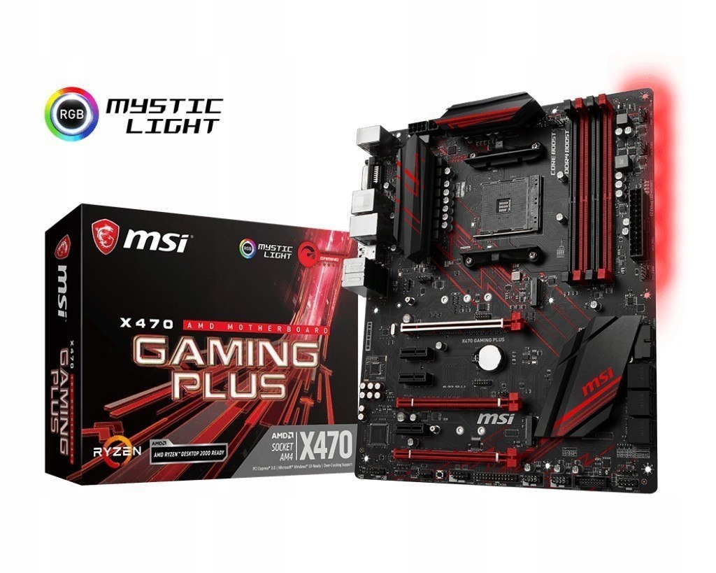 X470 GAMING PLUS 4DDR4 2USB3.1/2M.2/6SATA3