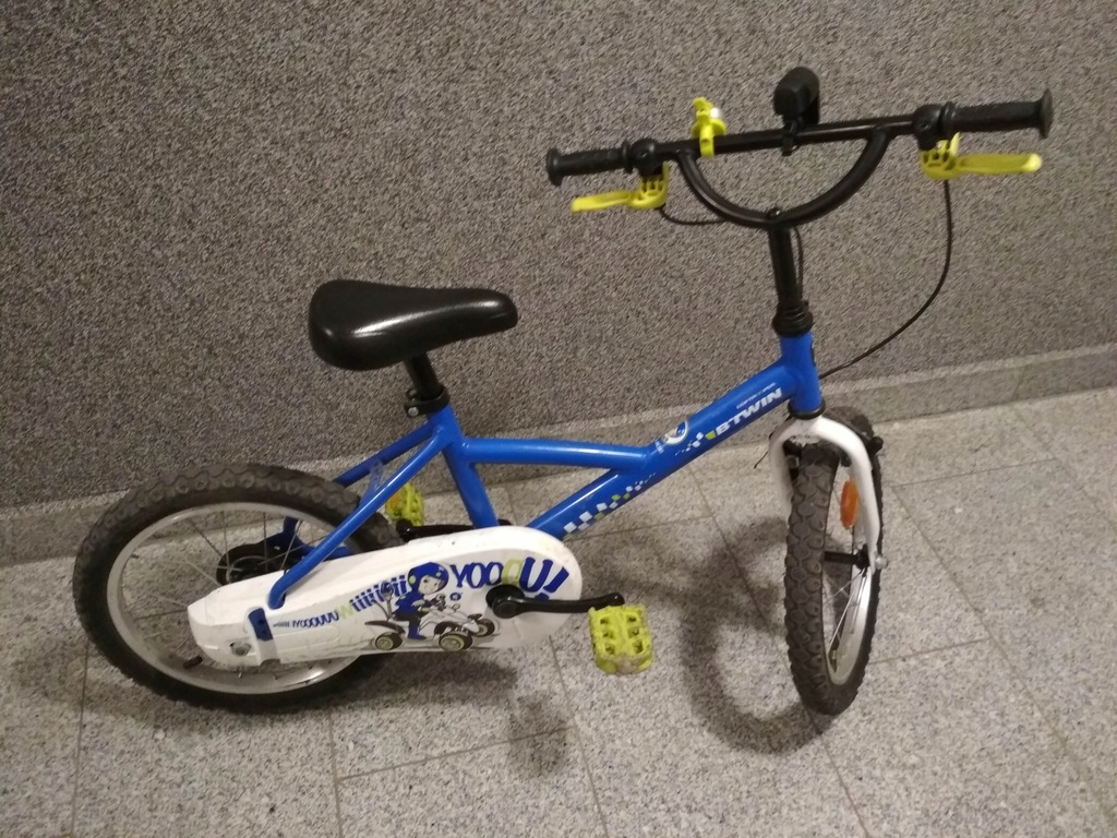 rower 16'' cop trooper decathlon b'twin 7999867803 oficjalne archiwum Allegro