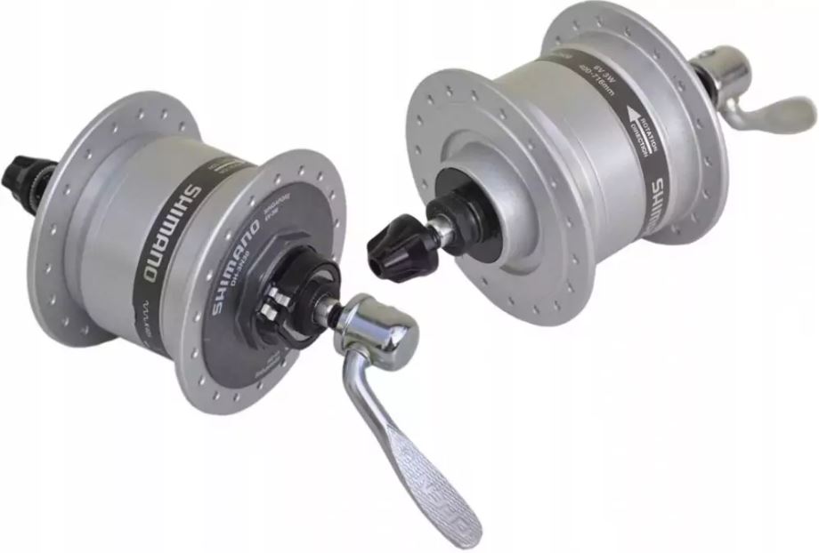 PIASTA SHIMANO Z PRĄDNICĄ / DYNAMEM 36H Srebrna DH-2N35 6V/2.4W Zacisk