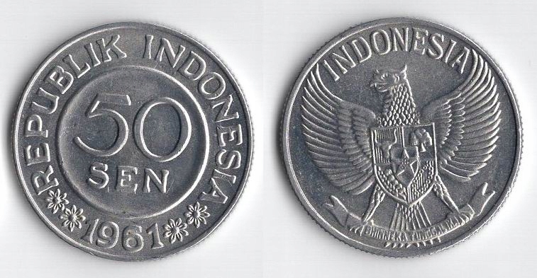 INDONEZJA 1961 50 SEN