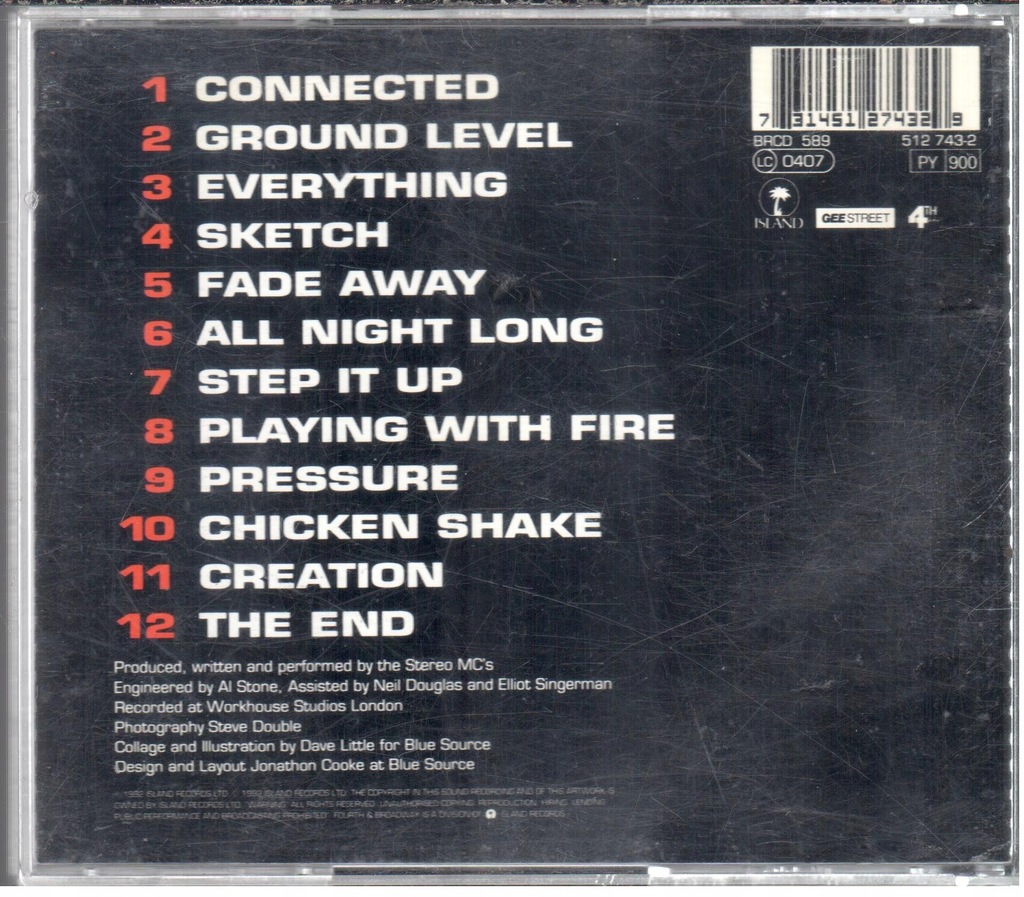 Купить Stereo MC's - CD Connected 1992 Gee Street: отзывы, фото, характеристики в интерне-магазине Aredi.ru
