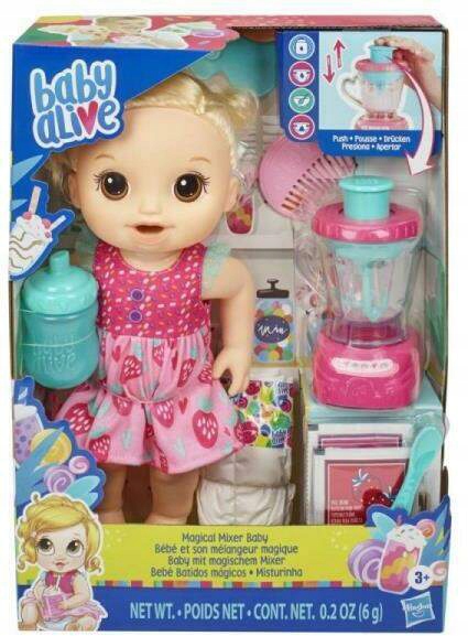BABY ALIVE Lalka Magical Mixer Baby Strawberry