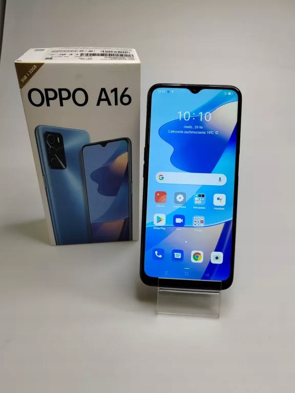 TELEFON OPPO A16 3/32GB +PUDEŁKO