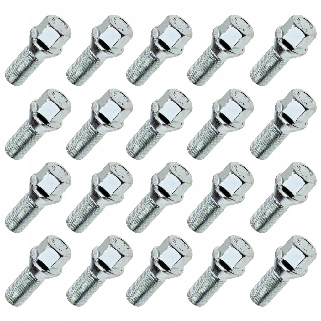 20 Boulons Vis De Roue Spherique M14x1,5 45mm Audi - Foto 2