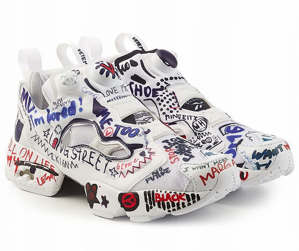 reebok instapump graffiti