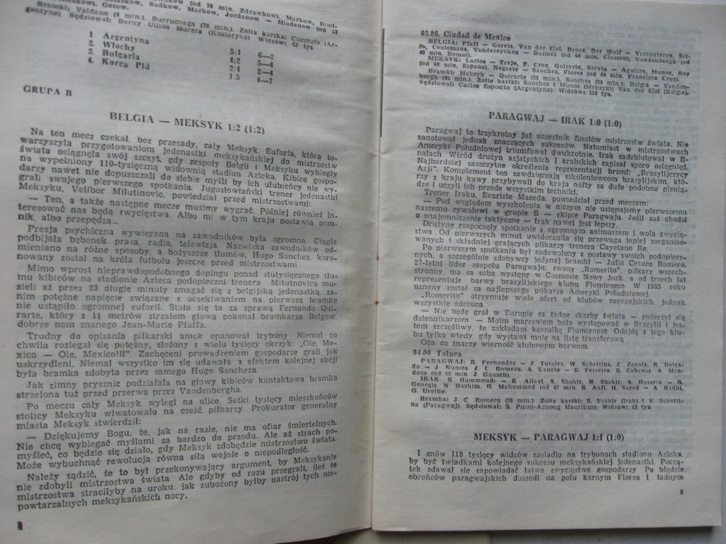 Купить Чемпионат мира МЕКСИКА`86 ИСПАНИЯ`82 Программа x4: отзывы, фото, характеристики в интерне-магазине Aredi.ru