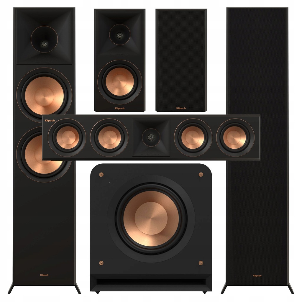 KINO DOMOWE 5.1 KLIPSCH RP-8000F II + RP-500M II + RP-404C II + RP-1200SW