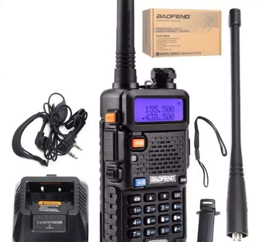 BAOFENG UV- 5R 5W Radiotelefon Krótkofalówka