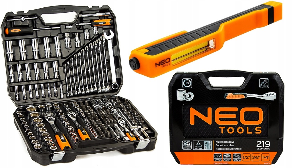 Инструменты tools отзывы. Neo Tools набор инструментов 219. Набор сменные головки 219 шт 1/2 3/8 1/4 CRV Neo Tools 08-671. Neo 08-661. Neo 08-671.