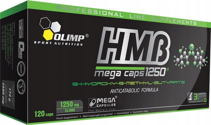 OLIMP HMB 1250 MEGA CAPS 120 KAPS Odżywka