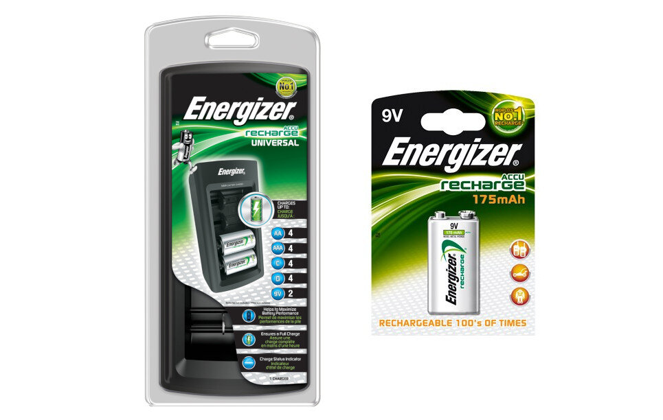 Ładowarka UNIWERSALNA Ni-MH Energizer + akumulator