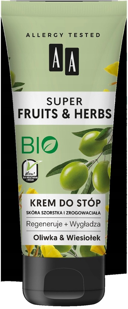AA Super Fruits & Herbs Krem do stóp regeneruj