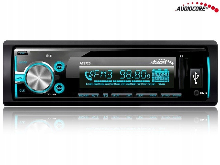Radioodtwarzacz AC9720 B MP3/WMA/USB/RDS/SD ISO Bl