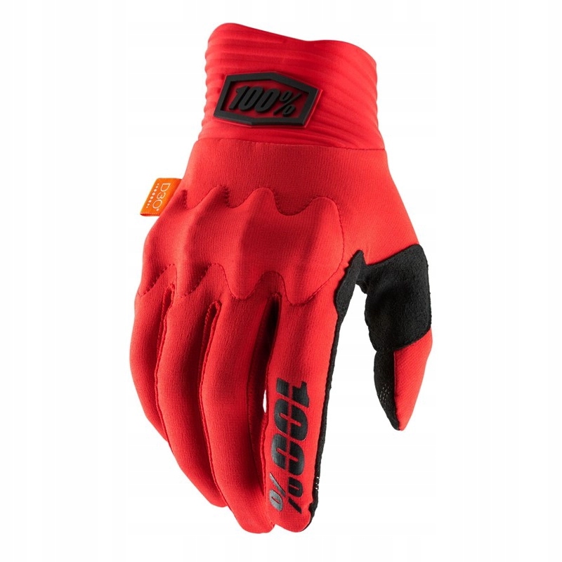 Rękawiczki 100% COGNITO Glove red black roz. M