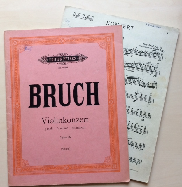 NUTY BRUCH Koncert Peters skrzypce g-moll op. 26