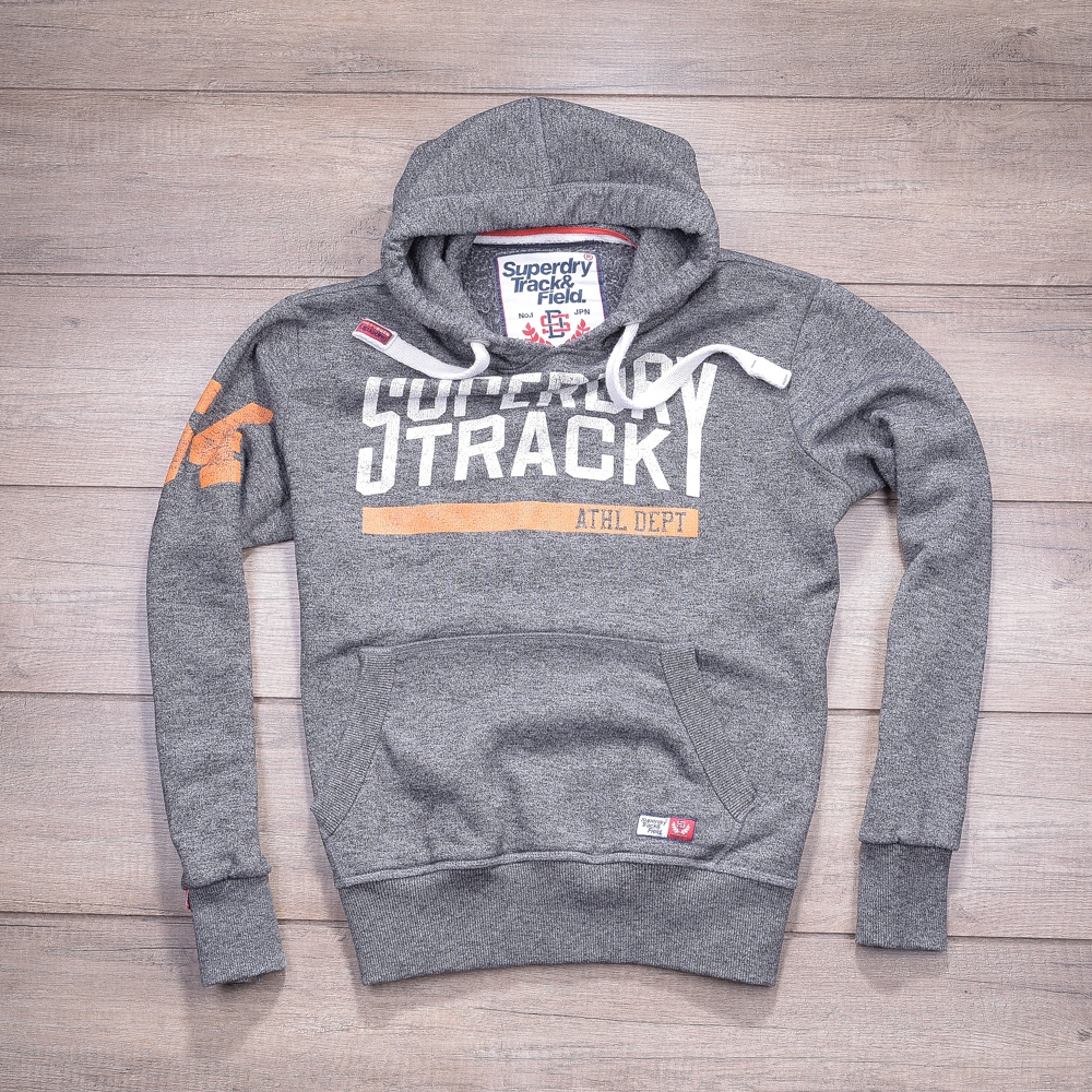 SUPERDRY Track&Field.BLUZA MĘSKA GRUBA Z KAP L