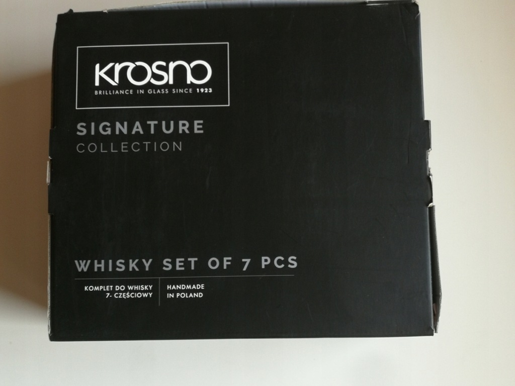 Krosno Signature komplet 7-częściowy do whisky