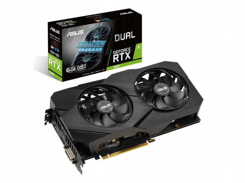 Купить ASUS GeForce RTX 2060 DUAL EVO 6 ГБ GDDR6: отзывы, фото, характеристики в интерне-магазине Aredi.ru