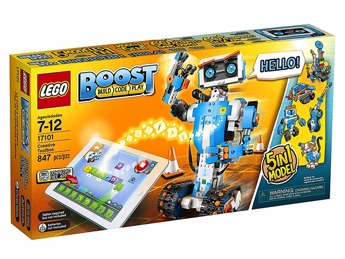 KLOCKI LEGO BOOST 17101 ZESTAW KREATYWNY 847 EL.