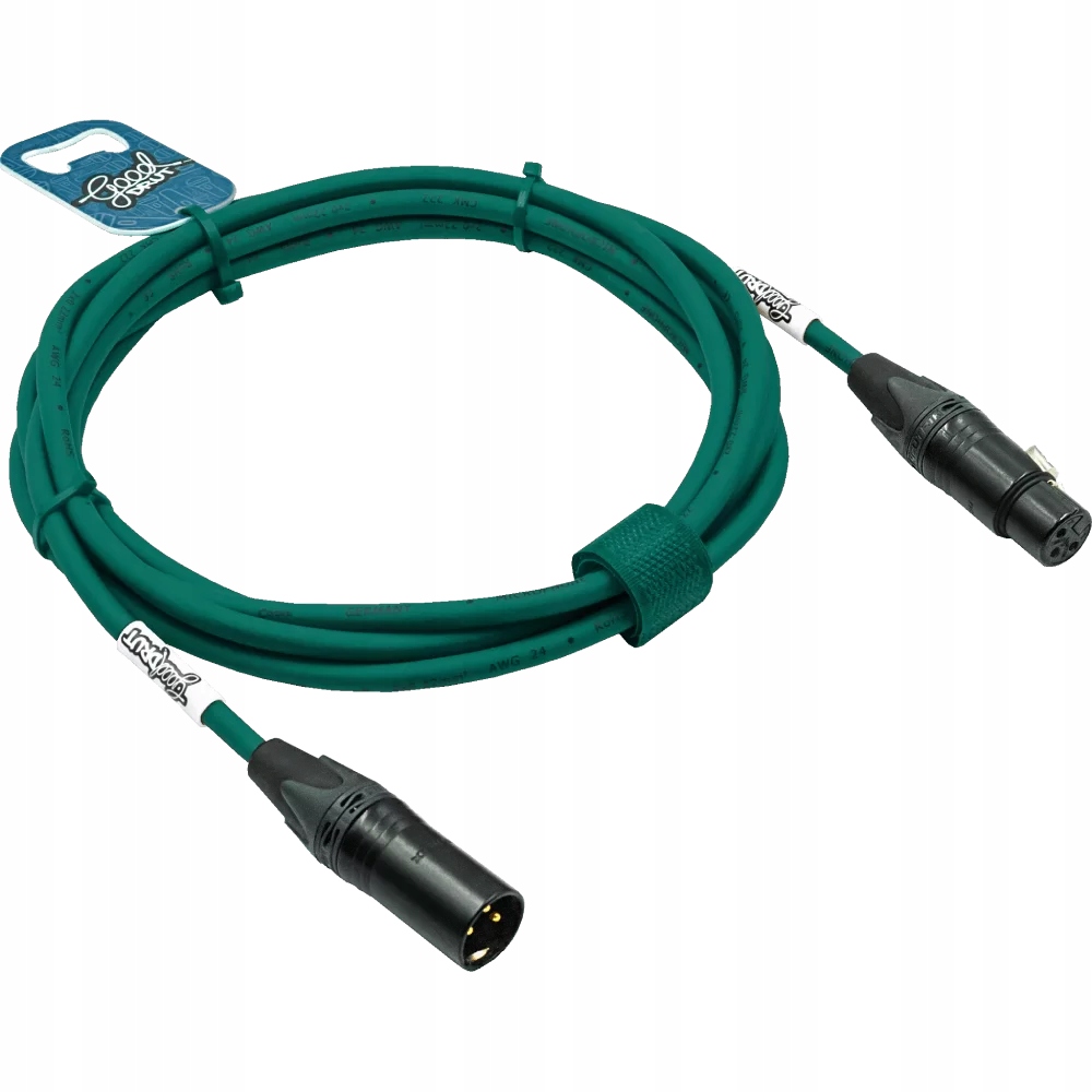 GoodDrut Kabel mikrofonowy XLR-XLR 5m Neutrik