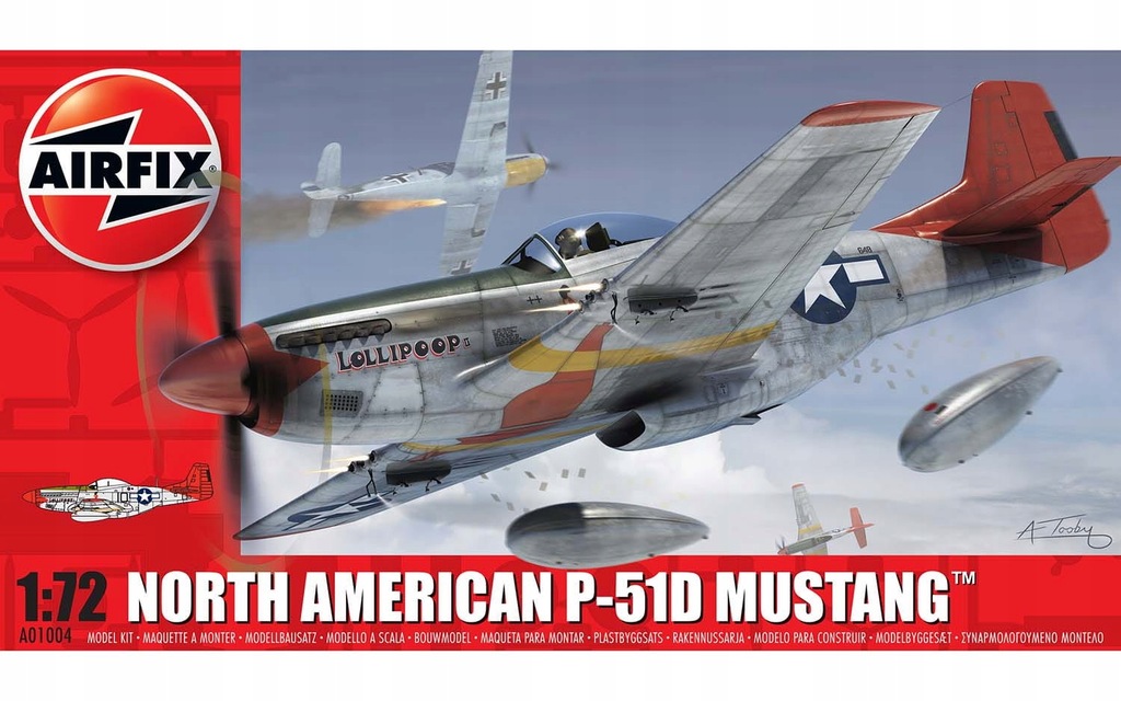 AIRFIX 01004 1:72 North American P-51D Mustang