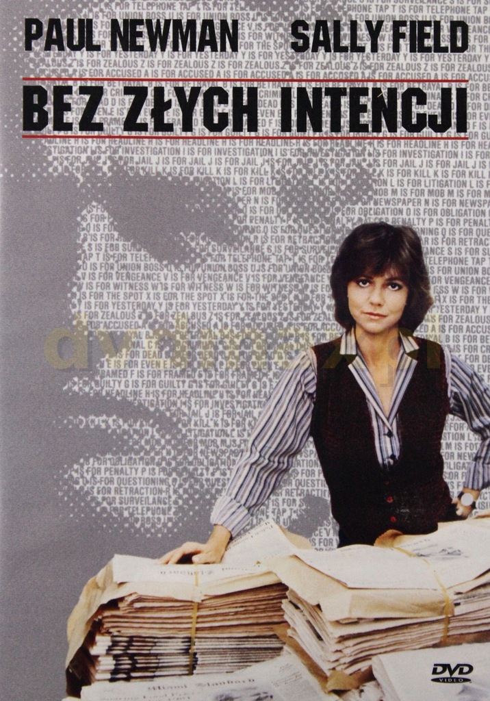 BEZ ZŁYCH INTENCJI Paul Newman Sally Field BDB- Ww