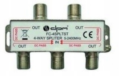 Splitter, rozgałęziacz antenowy x4 DPM HQ JAKOŚĆ