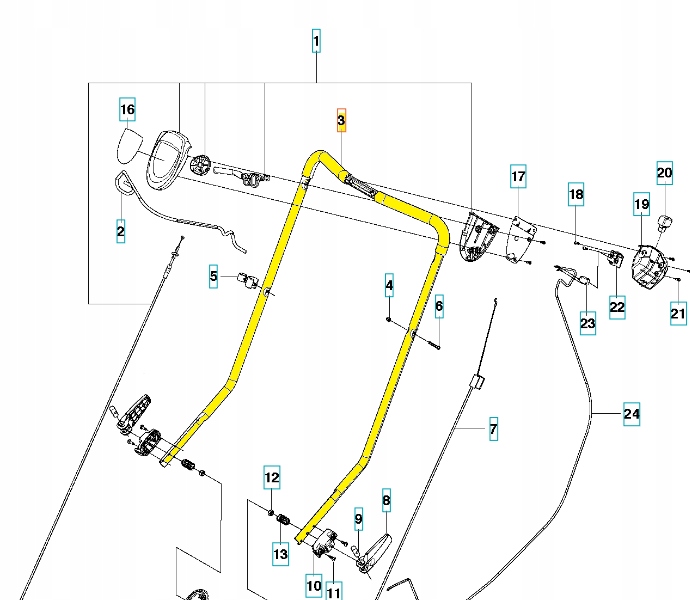 Câble 'entraînement De Tondeuse Câble 'entraînement Automoteur