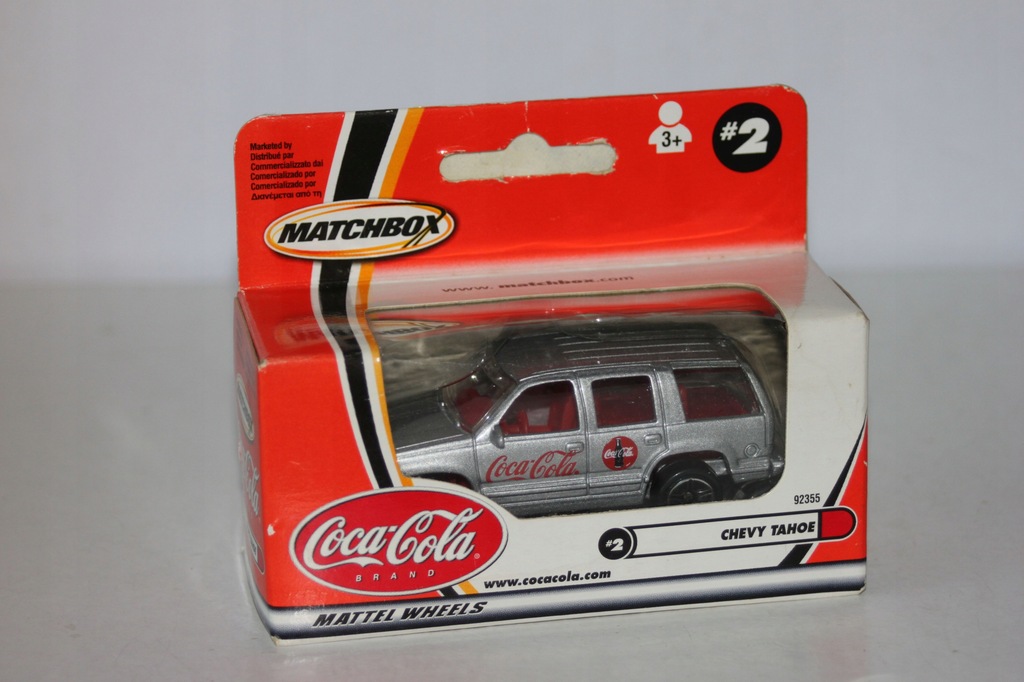 MATCHBOX CHEVY TAHOE COCA COLA 1/67 NOWY!!!!