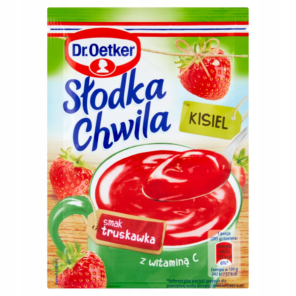 Dr. Oetker Słodka Chwila Kisiel Smak Truskawka 30 G