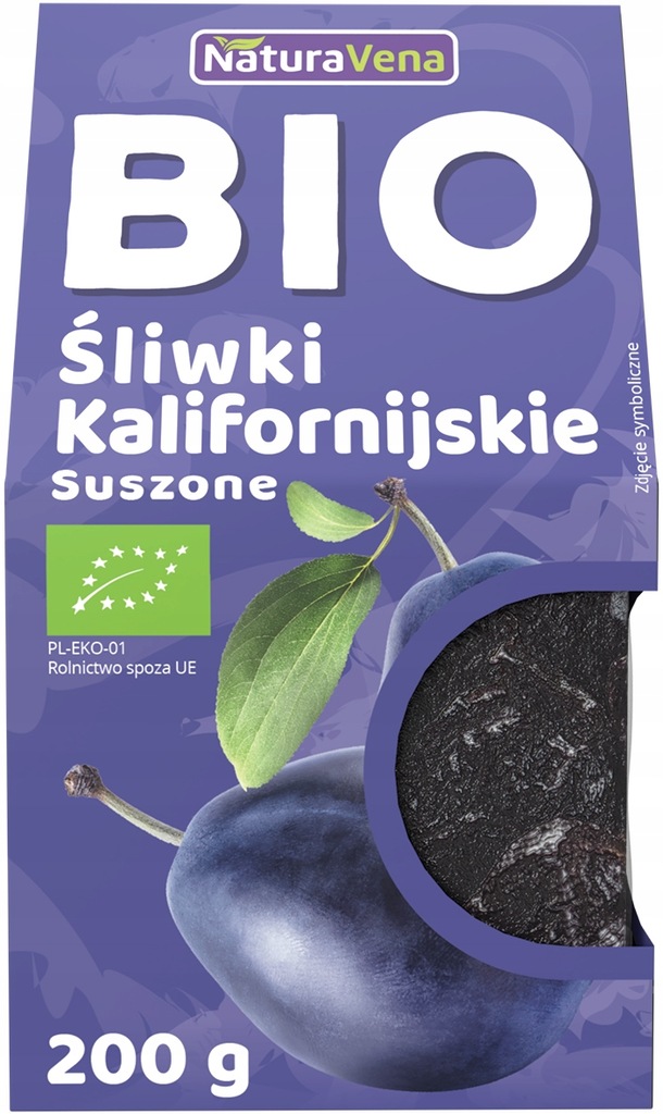 NaturAvena Śliwki kalifornijskie BIO 200 g