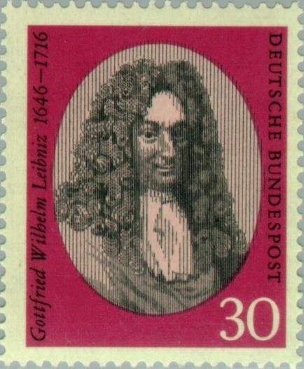 Niemcy 1966 Znaczek 518 ** Leibniz filozofia