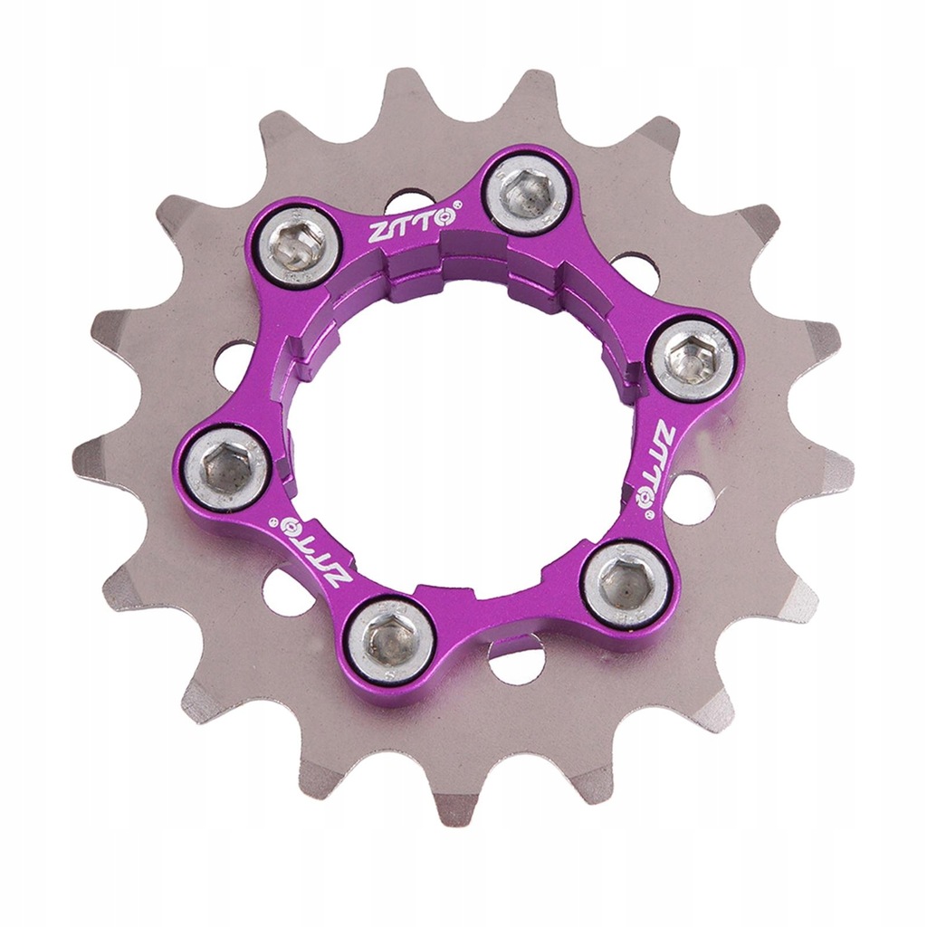 Single Speed Cassette Cog with Lockring, Spacers set MTB Fixie Fixed 17T