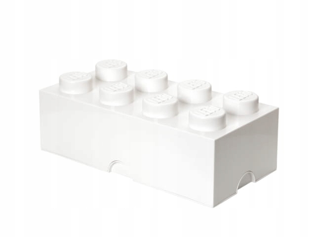 LEGO 40041735 Pojemnik na klocki 4x2 biały