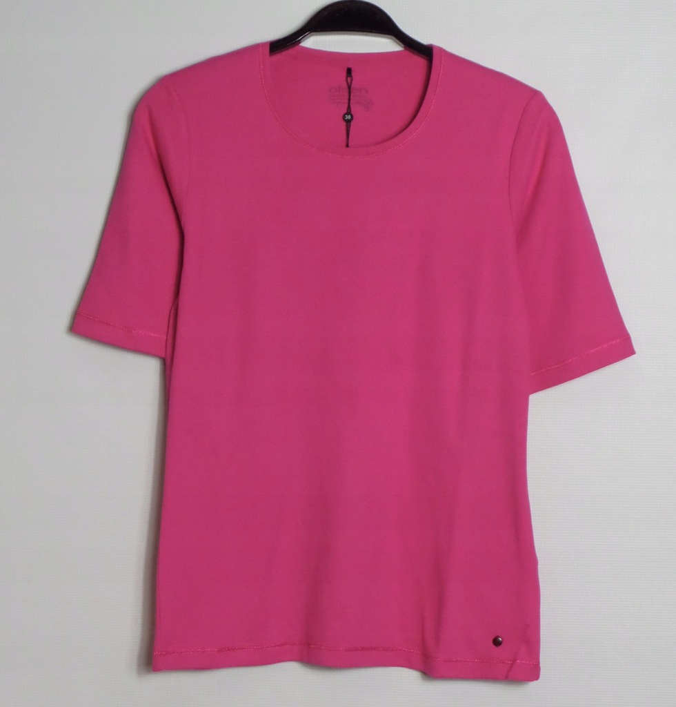 T-shirt OLSEN basic różowy 42