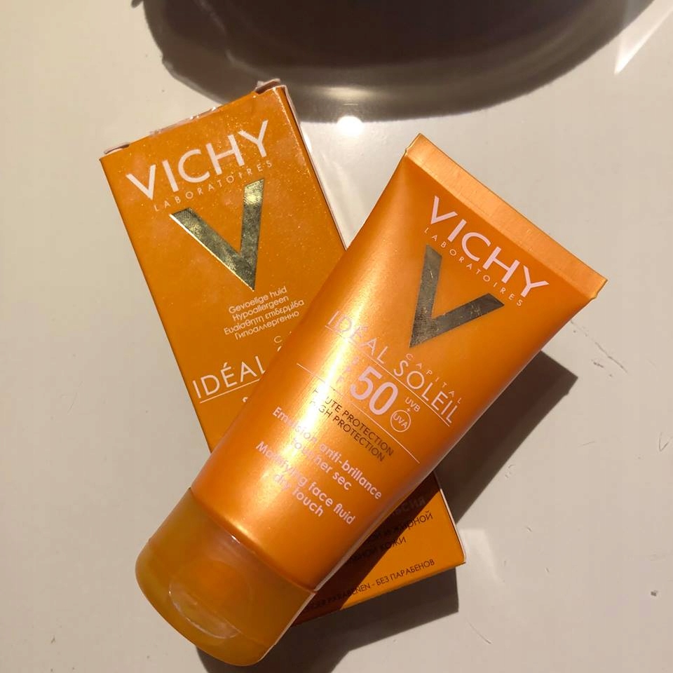 Vichy Ideal Soleil krem twarzy filtr spf 50 matuje