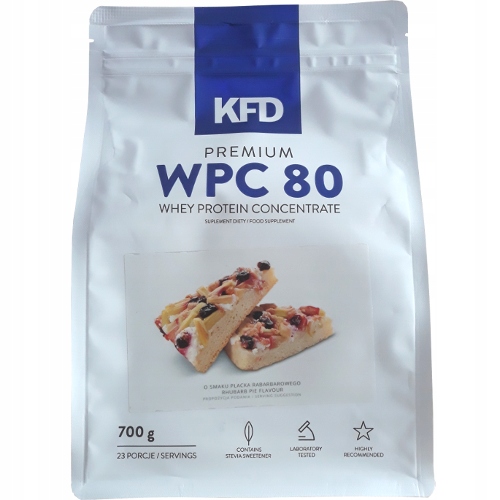 KFD Premium 700g BIAŁKO KFD PLACEK RABARBAROWY