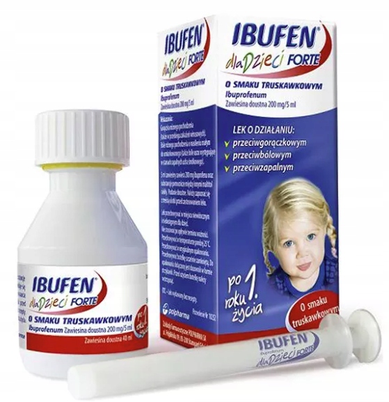 Apteczny Ibufen dla dzieci Forte 40ml ból gorączka