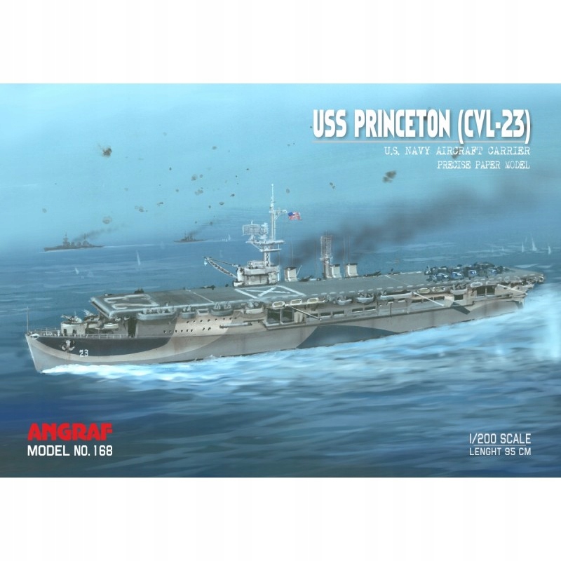 Lotniskowiec USS Princeton, 1:200 Angraf Model