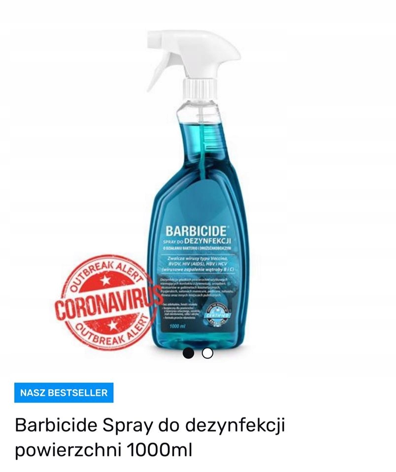 BARBECIDE SPRAY WIRUSY BAKTERIE