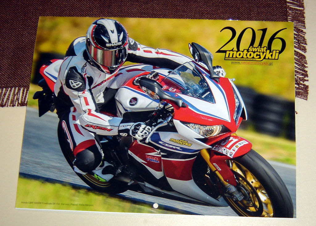 Kalendarz ścienny "Świat Motocykli" 2016