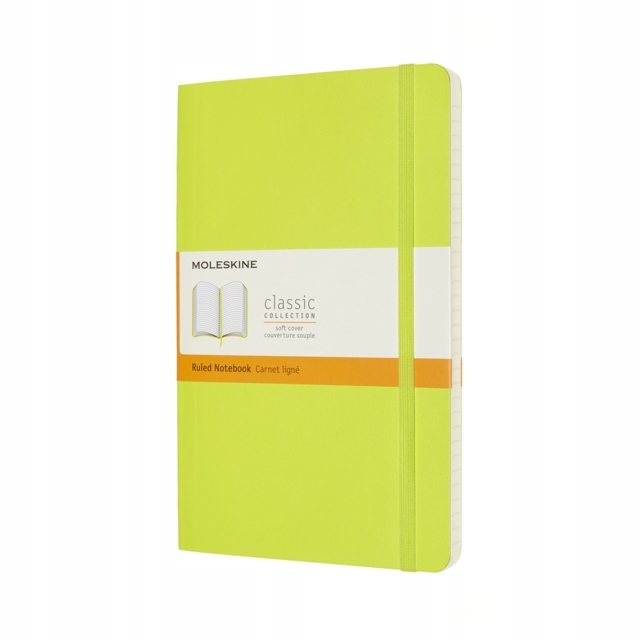 Moleskine Large Ruled Softcover Notebook : Lemon Green