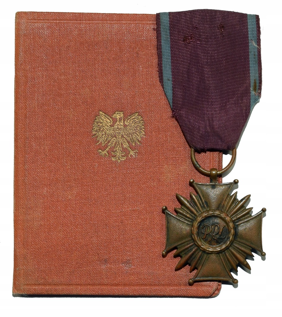 Brązowy Krzyż Zasługi PRL z nadaniem - wczesny 1955