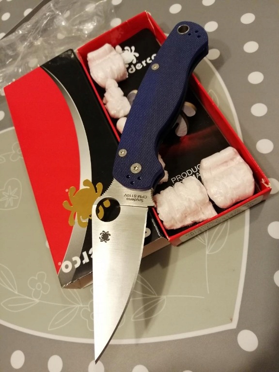 Nóż spyderco para military 2 s110v dark blue