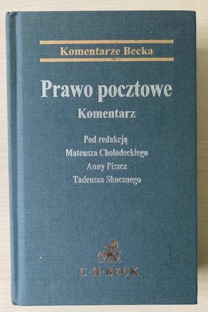 PRAWO POCZTOWE Komentarz Becka BECK